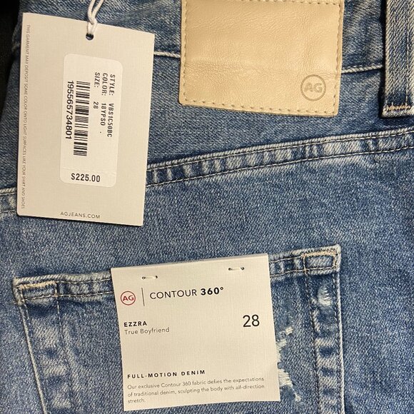 NWT! 29 AG Contour 360 True Boyfriend Jeans - Picture 4 of 4